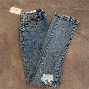WeWoreWhat Danielle High Rise Vintage Straight Jeans size 26